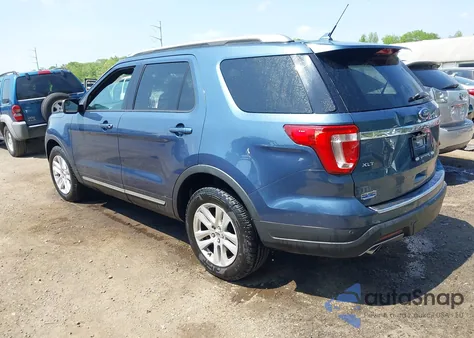 2018 Ford Explorer Xlt z USA, uszkodzony, nr VIN 1FM5K8D81JGB25513